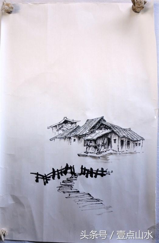 曾刚老师彩墨山水画,曾刚老师写意山水画技法视频