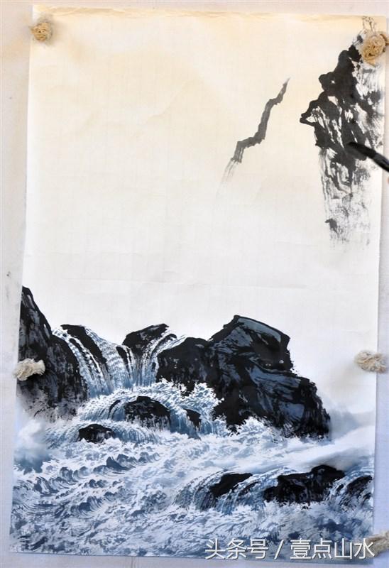 曾刚老师彩墨山水画,曾刚老师写意山水画技法视频
