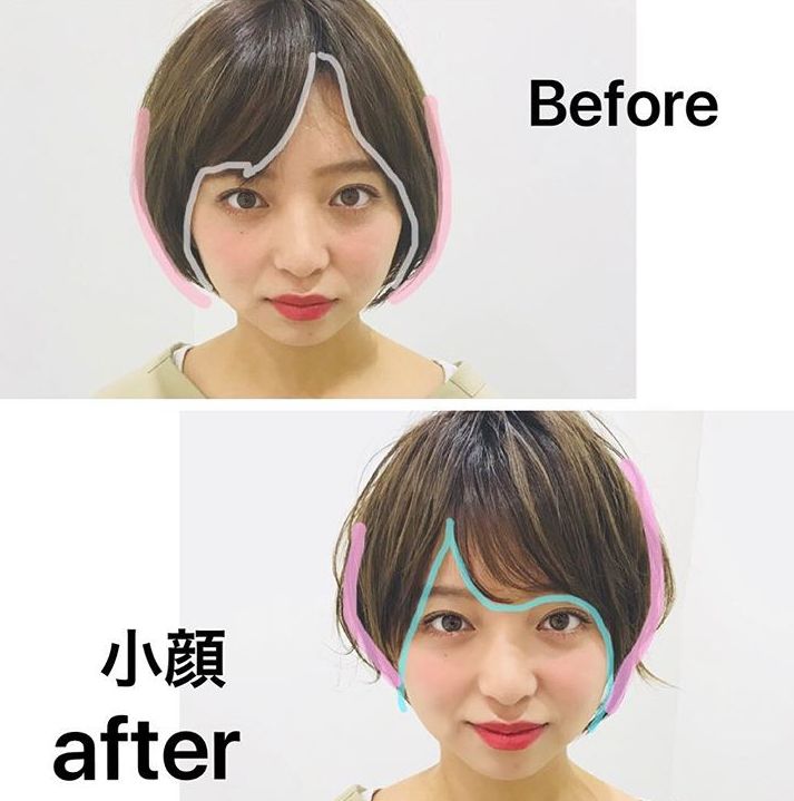 剪发师各种脸型的发型,打造小脸发型的发型师