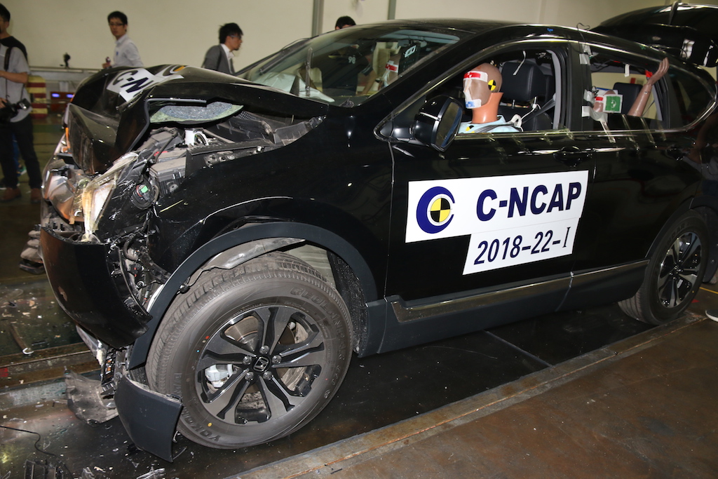 本田crv碰撞测试结果是什么,2023款本田cr-v什么时候碰撞测试