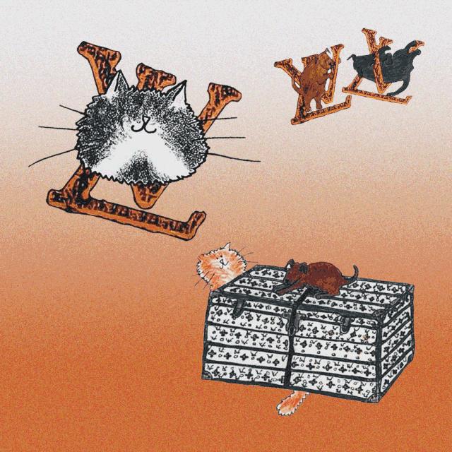 lv定制款狗狗包,lv上画熊猫的包