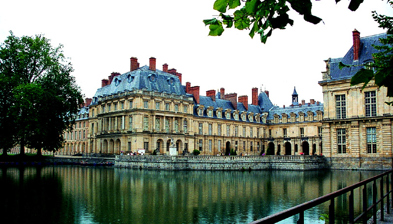 美轮美奂的枫丹白露宫,法国枫丹白露宫风景