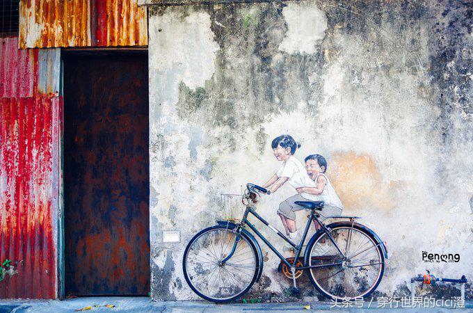 马来西亚槟城的壁画,槟城壁画详细攻略