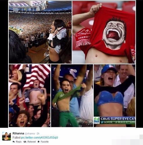 巴西世界杯庆祝,卡塔尔世界杯蕾哈娜