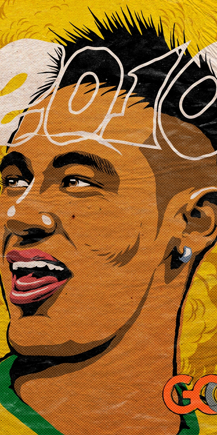 世界足球巨星的手机壁纸,世界杯卡通球星人物高清壁纸大全