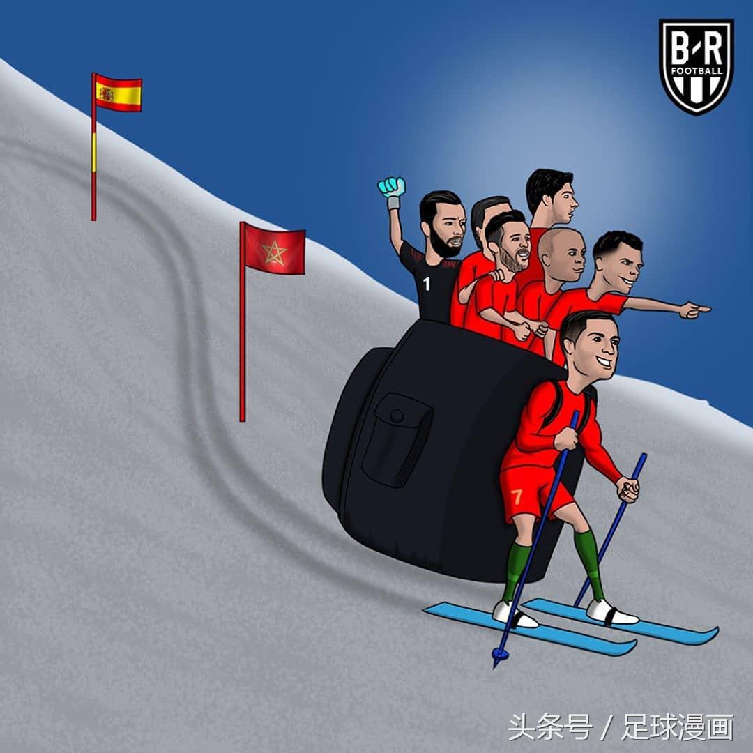 c罗2016年欧洲杯夺冠历程漫画,c罗挥泪告别世界杯漫画