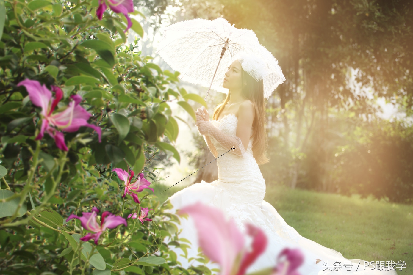 ps风景园林效果图教程,花园ps效果图教程