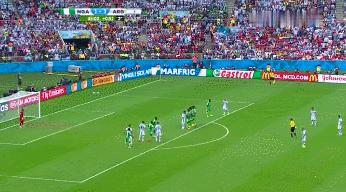 世界杯足球赛尼日利亚与阿根廷,世界杯阿根廷绝杀尼日利亚