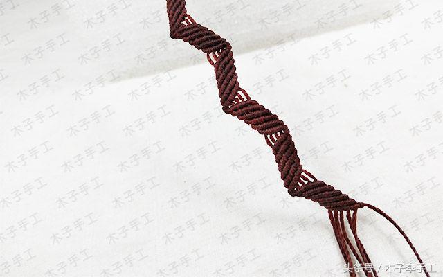 锁骨链编法教程大全,手工编织双层锁骨链绳子教程