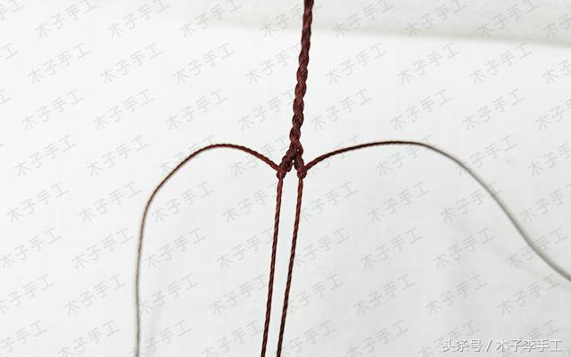 锁骨链编法教程大全,手工编织双层锁骨链绳子教程