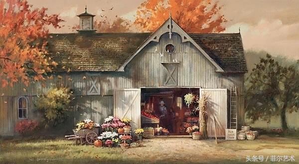 法国画家皮尔斯人物油画作品,保罗兰德水彩作品