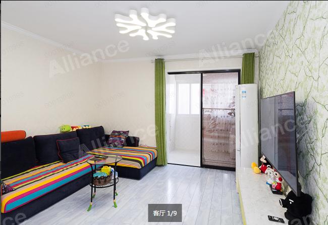 在建4号线地铁旁聚福园91平全明三居室精装修2014年小区