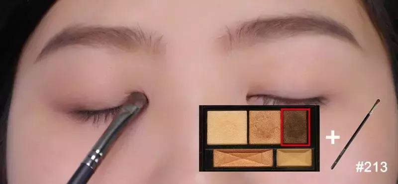 简单四步教你眼影的日常画法,平价又好用的新手眼影画法