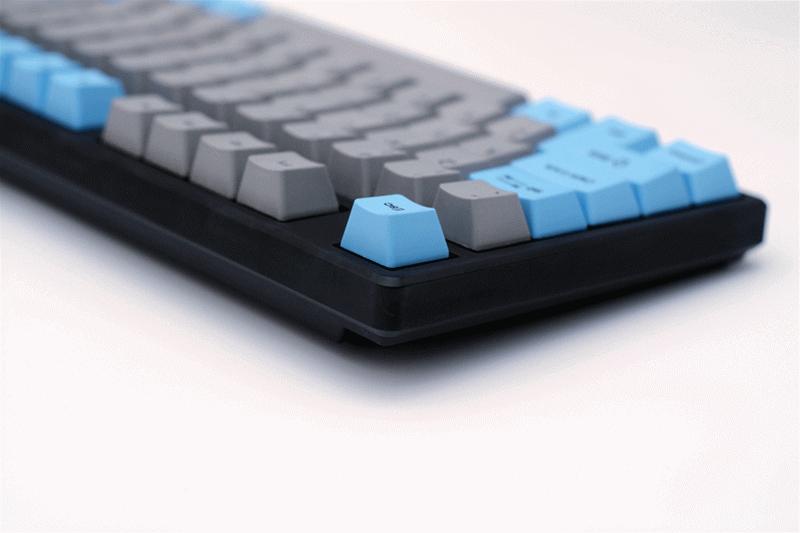 pbt机械键盘彩色背光蓝白键帽,pbt键帽的机械键盘推荐