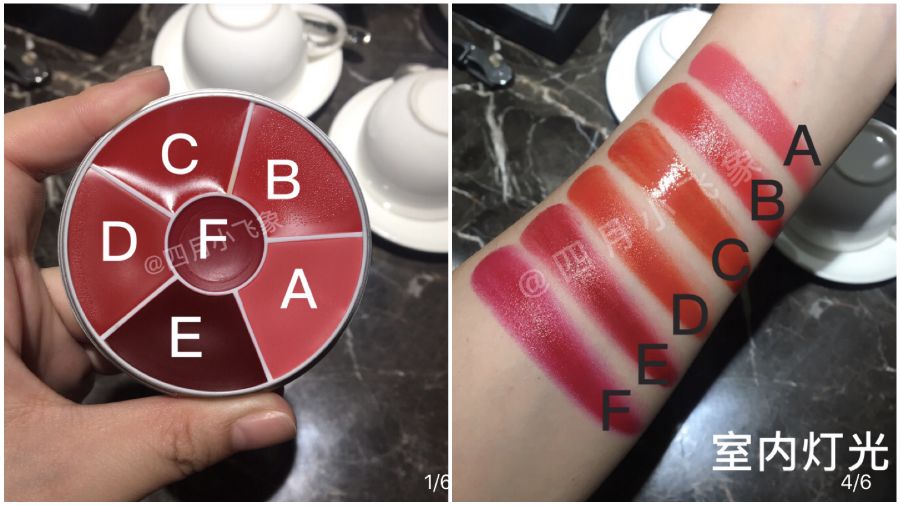 唇釉口红两支,唇釉和口红收纳一大堆