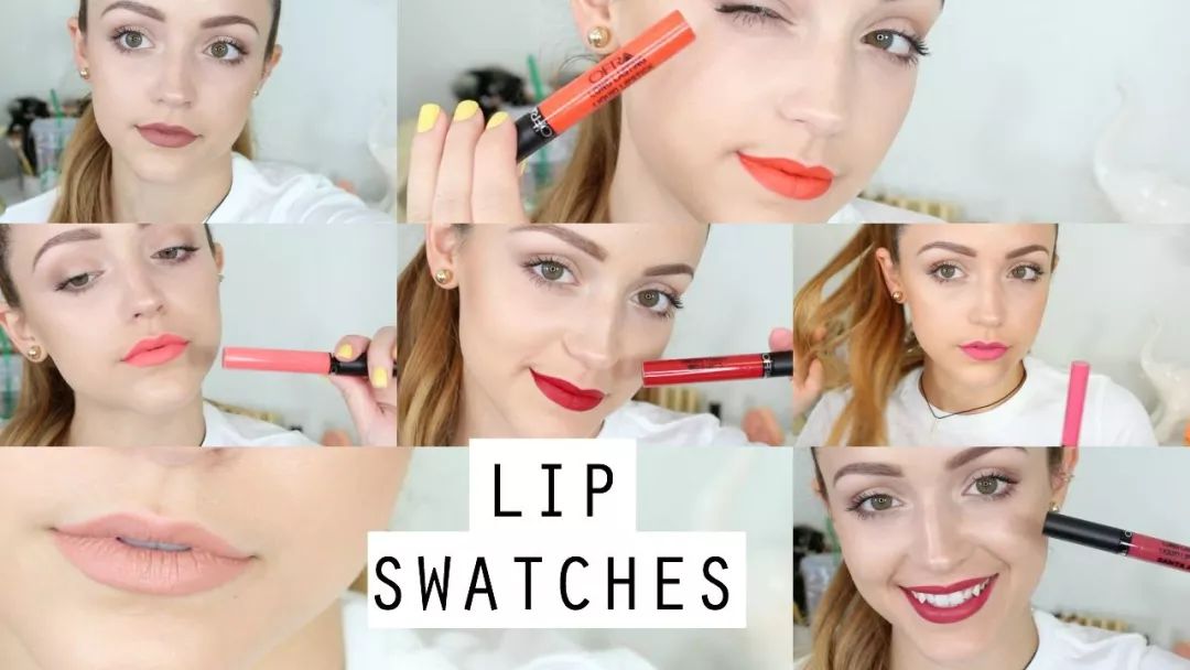 唇釉口红两支,唇釉和口红收纳一大堆