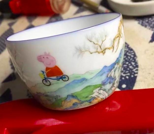 景德镇陶瓷画人物与填彩的区别,景德镇陶瓷小人