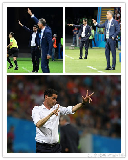 足球手部动作,各国足球教练帅气