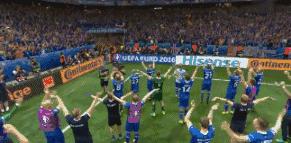 冰岛vs法国2016欧洲杯维京战吼,维京战吼冰岛进世界杯