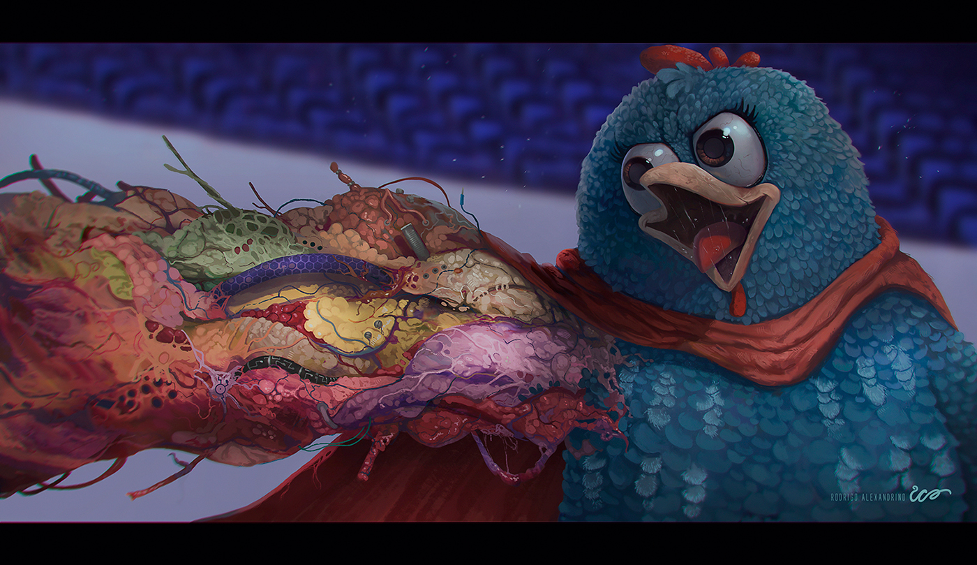 插画procreate绘画教程,rodrigo插画大全