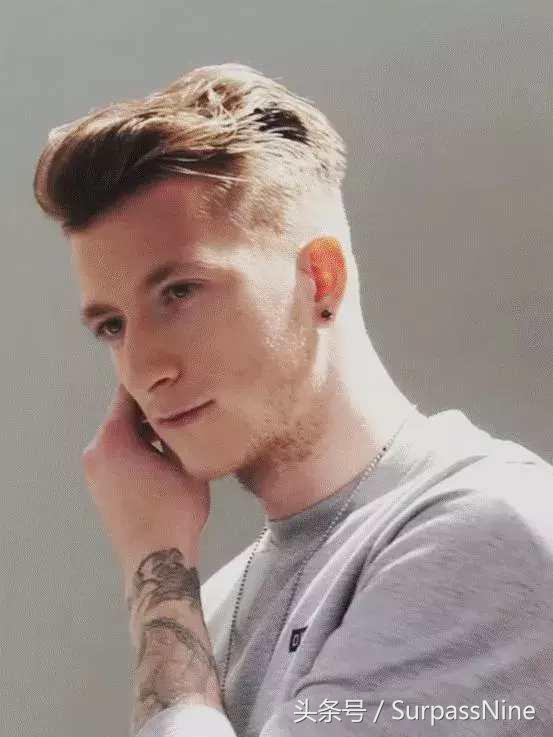 世界杯球星的各种帅气发型,复古油头发型男