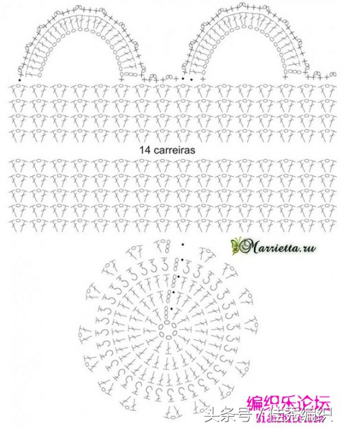 钩针钩织水杯套的教程图解,杯套钩针编织教程