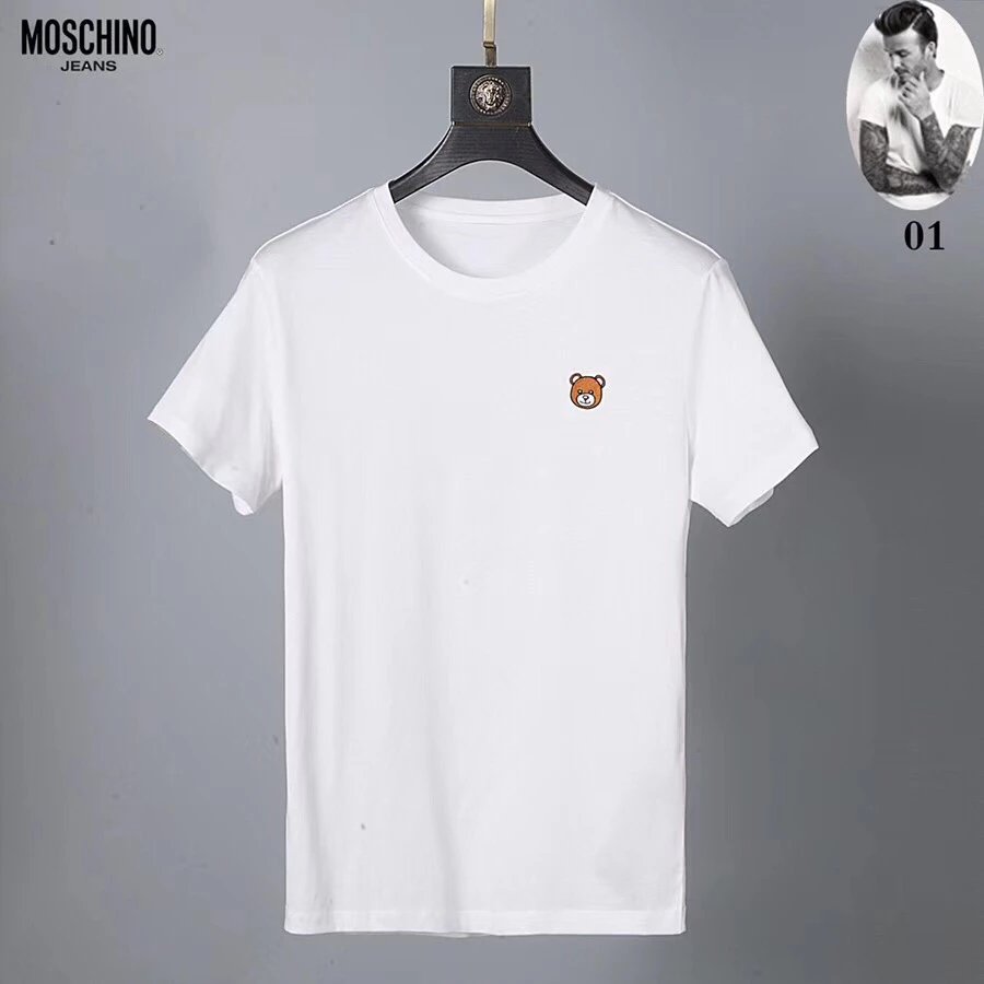 moschinot恤灰色,moschinot恤马卡龙色小熊