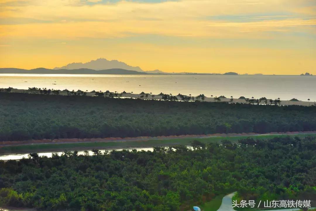 南海新区金滩,威海南海金滩风情海岸周边