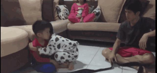 一段视频看哭了无数孩子,一个男孩跪地大哭的视频