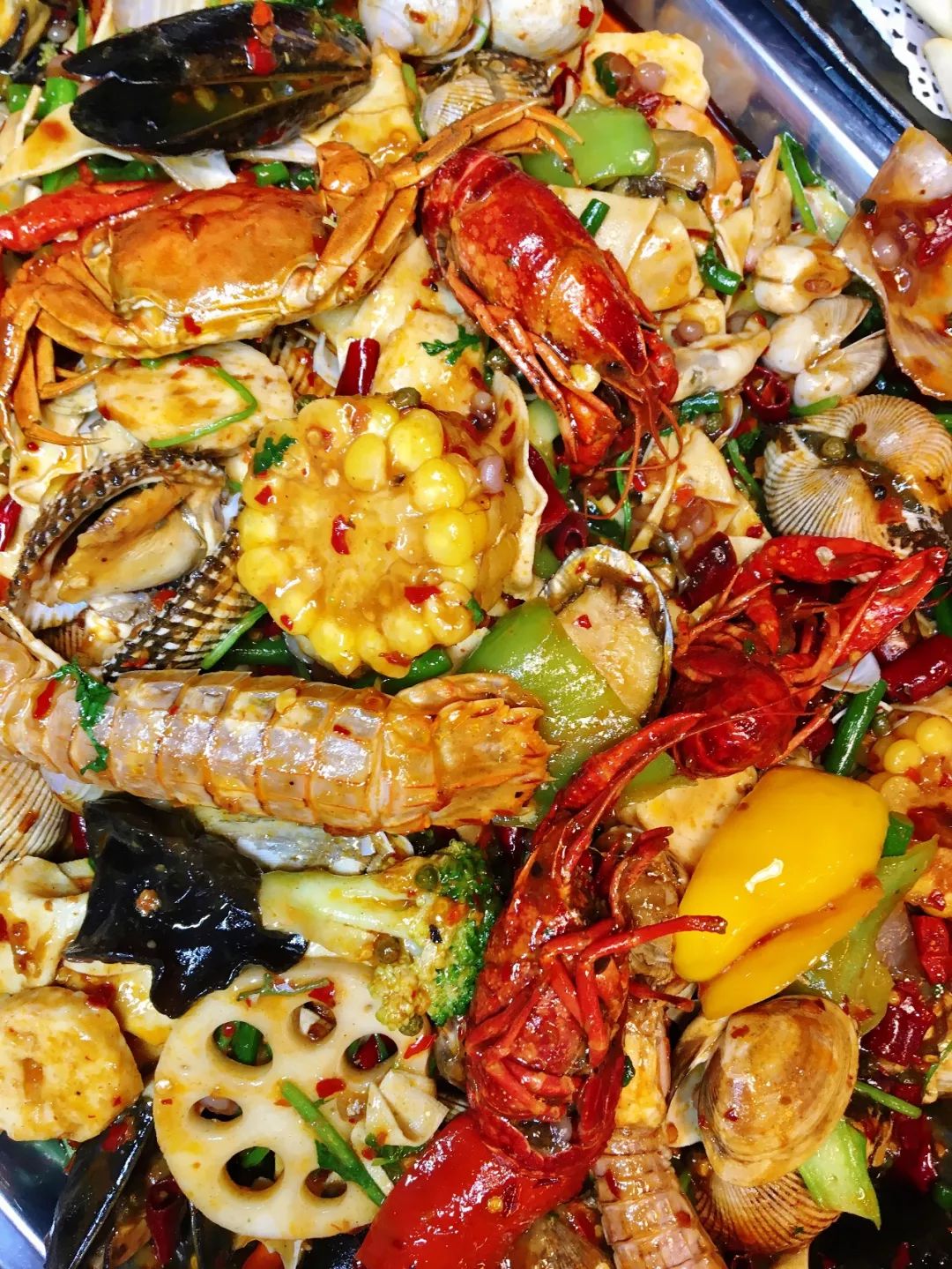 超人气海鲜大铁锹,抖音网红大铁锹海鲜