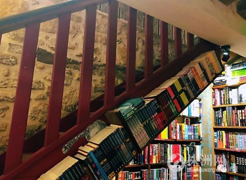 我在巴黎莎士比亚书店里，竟然找到了看手相的书