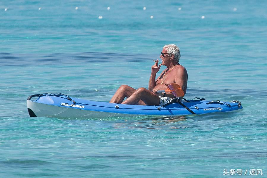 里皮的日光浴,里皮马尔代夫合影