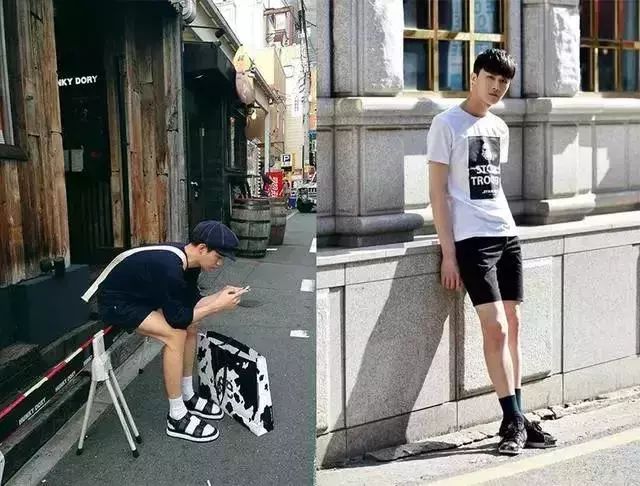 短裤男搭配推荐,短裤搭配推荐男