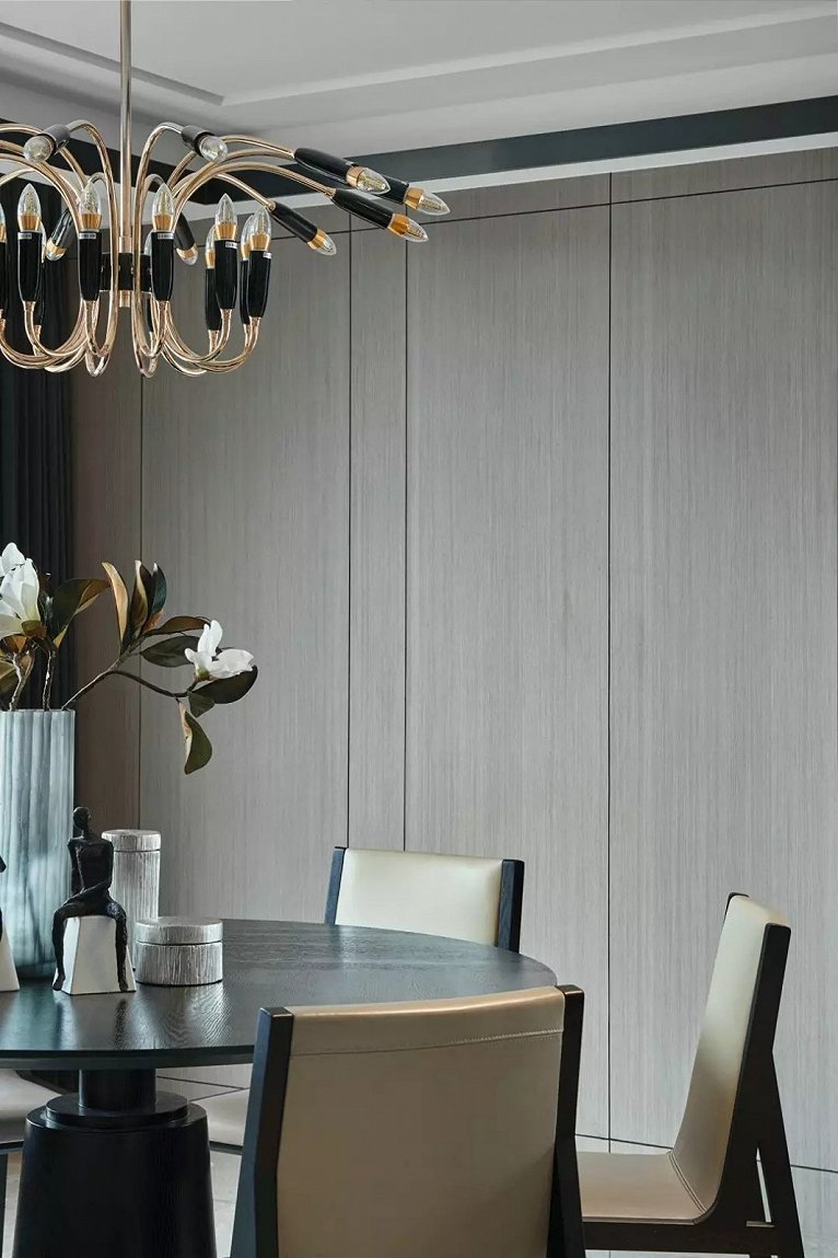 冷色调灰色装修风格,灰色卧室设计高级配色