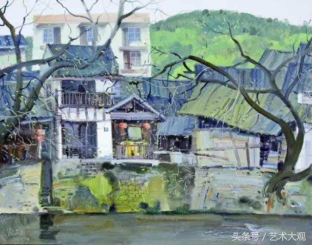 翁凯旋教授油画,学习翁凯旋老师油画