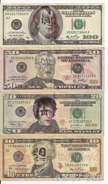 这个人对这些钞票做的事情是违法的，但我超爱的！