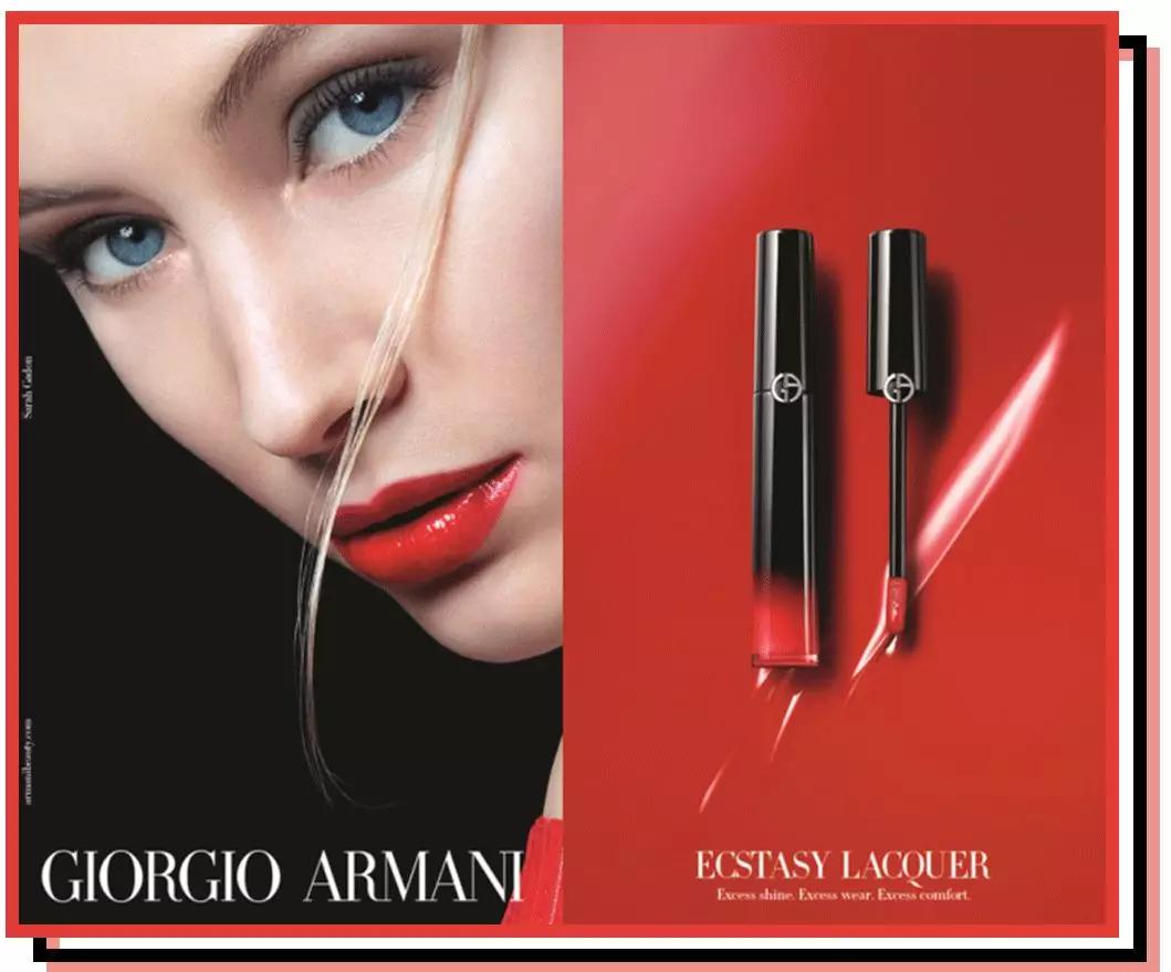 阿玛尼口红试色黑白黄,阿玛尼口红全色号试色