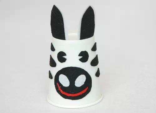 幼儿园手工饮料瓶纸箱一次性纸杯,幼儿园纸杯手工制作大全图片步骤