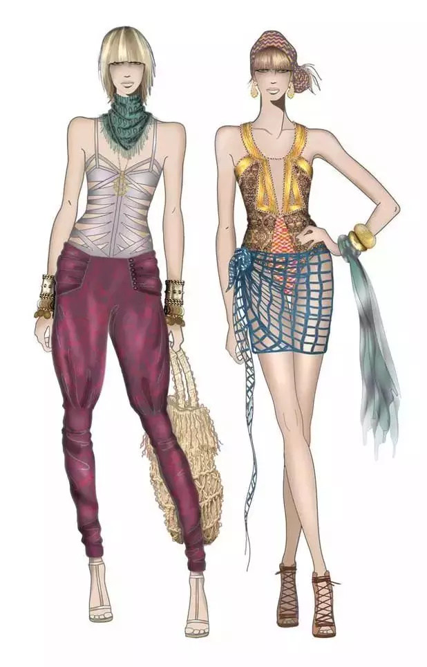 服装效果图设计构思,时装效果图与电脑设计的区别