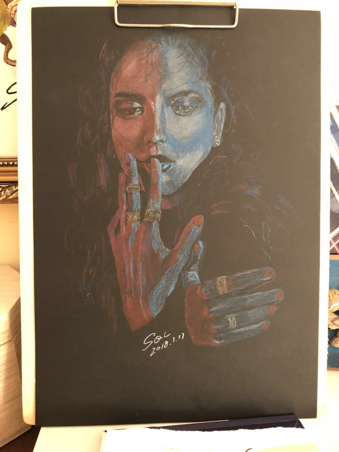 幸福原创画吧画友（7月17日）习作分享