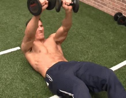 哑铃新手练胸练腹练手臂,哑铃真的可以练肱二头肌吗