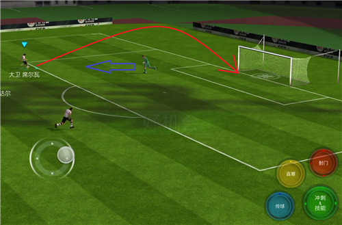 边前卫接球跑位教学,底线接球进攻技巧