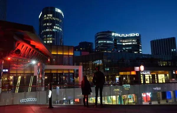北京夜色美景,夏日北京旅游