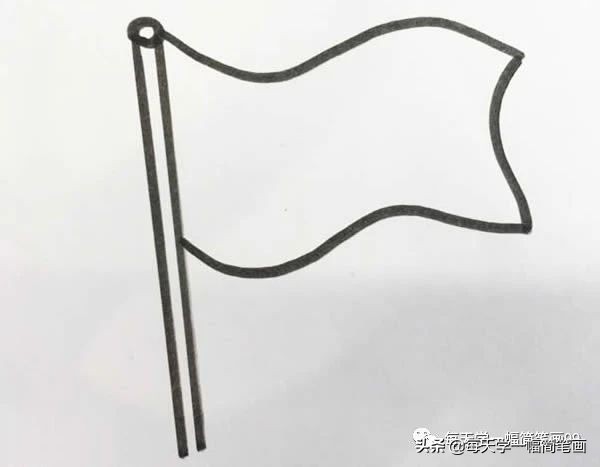 党旗画法简笔画图片漂亮,党的画法图片简笔画