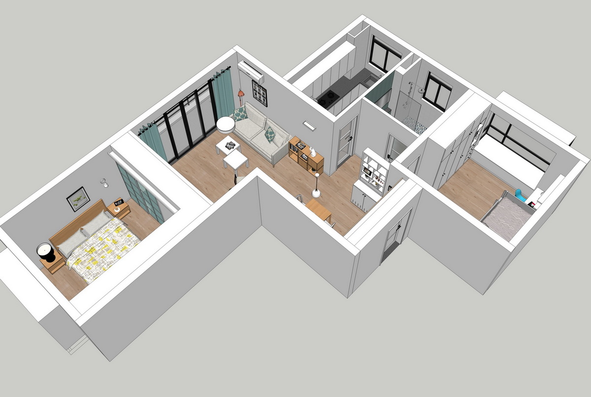 小空间卧室怎么处理最好,小户型卧室不够怎么解决