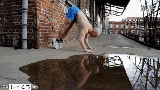 自由倒立进阶倒立撑,自由倒立如何练防摔技巧