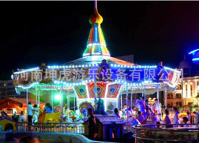 豪华转马和简易转马有什么区别,天津欢乐谷豪华转马和欢乐转马