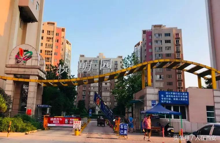 悦明园里的半条土路……