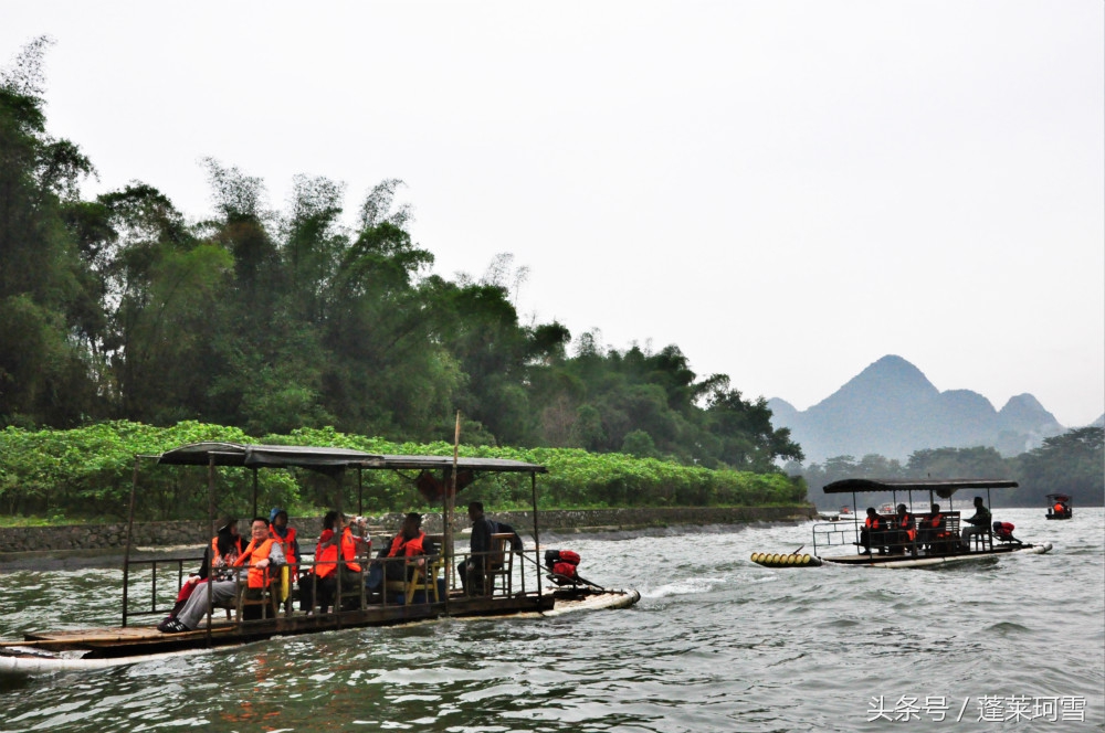 桂林竹筏游漓江一日游,桂林竹筏游漓江到阳朔