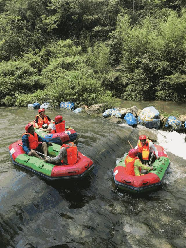 宜昌青龙峡第四届亲子漂流大赛实况回顾！你错过的精彩都在这里！